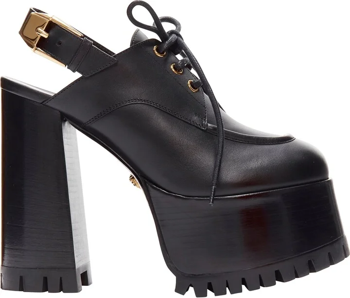 Buckle Sling Back Platform Loafer