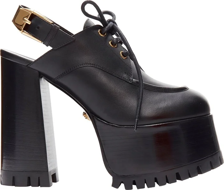 Buckle Sling Back Platform Loafer