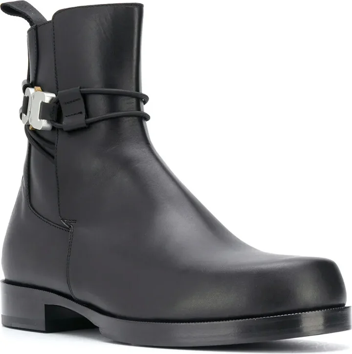 Buckle-Strap Ankle Boots - Image 2