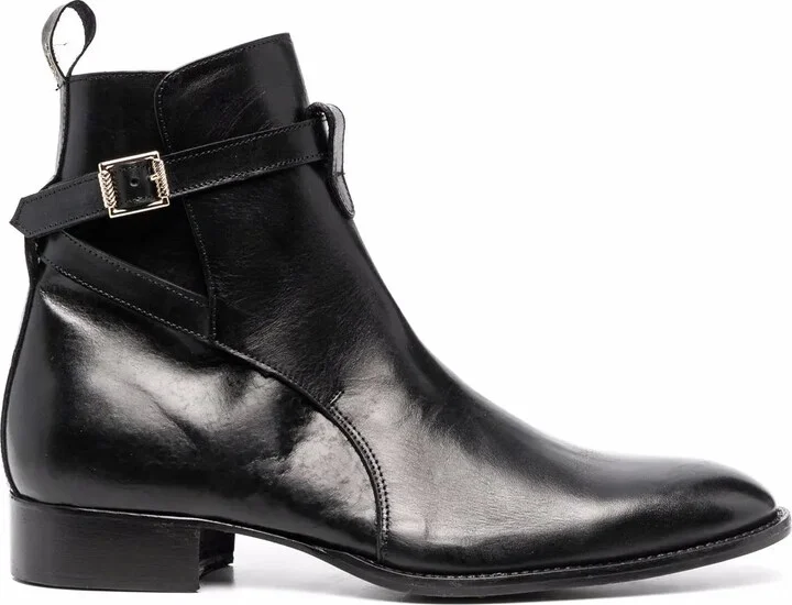 Buckle Strap Ankle Boots