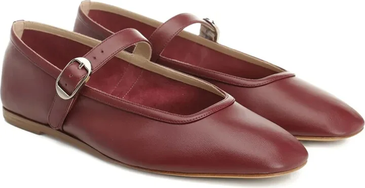 Buckle-Strap Ballet Flats - Image 2