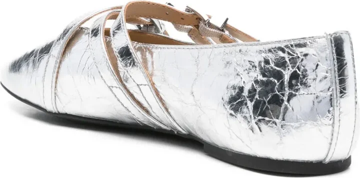 Buckle-Strap Ballet Flats - Image 3