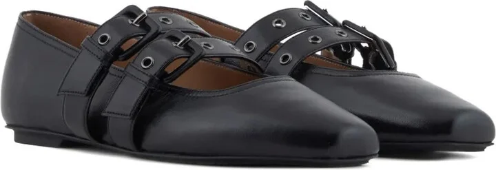 Buckle-Strap Ballet Flats - Image 2
