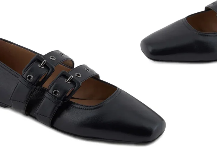 Buckle-Strap Ballet Flats - Image 5