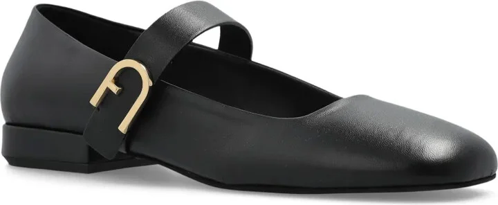 Buckle-Strap Ballets Shoes - Image 2