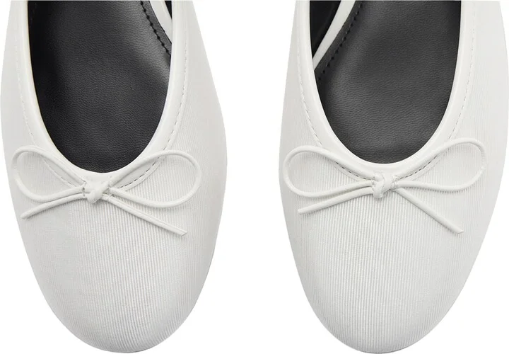 Buckle Strap Corduroy Ballerina Flat - Image 4