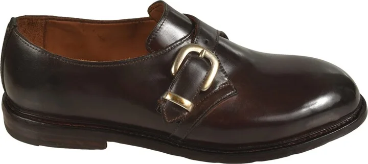 Buckle Strap Derby Shoes