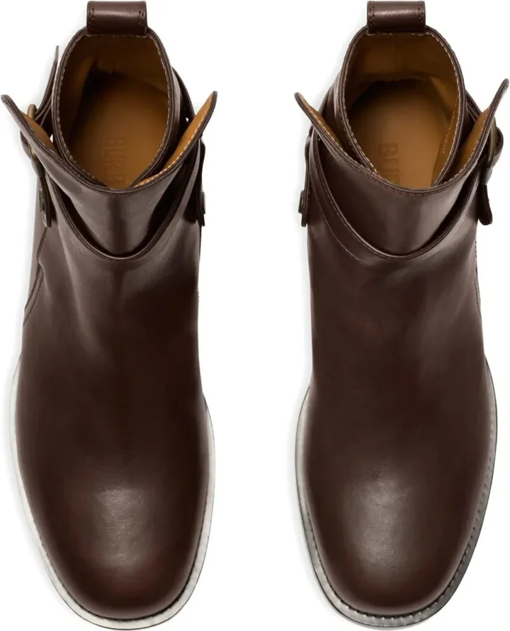 Buckle-Strap Equestrian-Knight Boots - Image 4