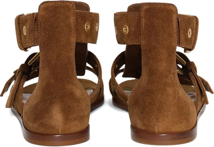 Buckle-Strap Flat Sandals - Image 2