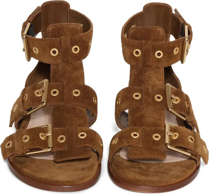 Buckle-Strap Flat Sandals - Image 3