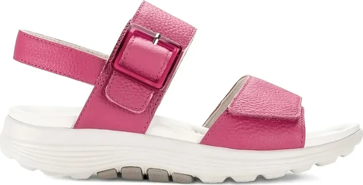 Buckle-Strap Flat Sandals