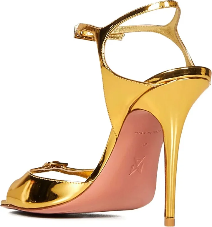 Buckle-Strap Heeled Sandals - Image 3