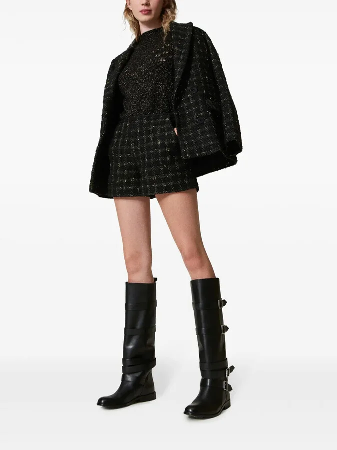 Buckle-Strap Leather Boots - Image 5