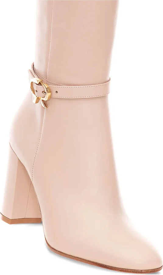 Buckle-Strap Leather Boots - Image 3
