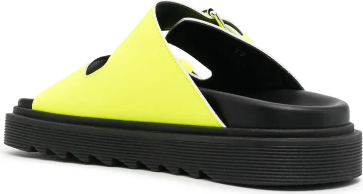 Buckle-Strap Leather Slides - Image 3