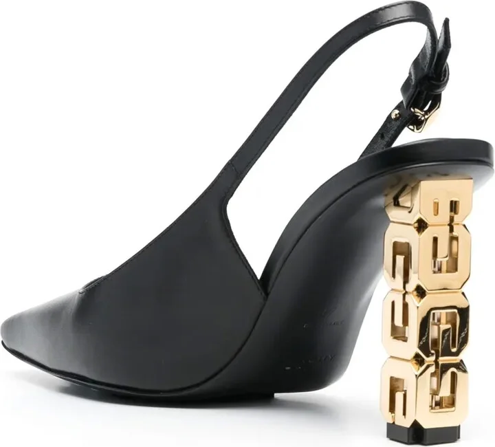 Buckle-Strap Pointed-Toe Pumps - Image 3
