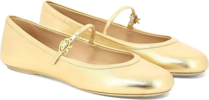 Buckle-Strap Round-Toe Ballet Flats - Image 2
