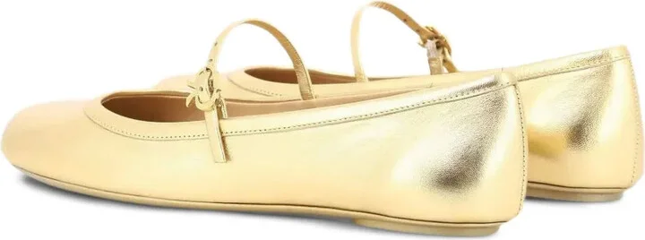 Buckle-Strap Round-Toe Ballet Flats - Image 3