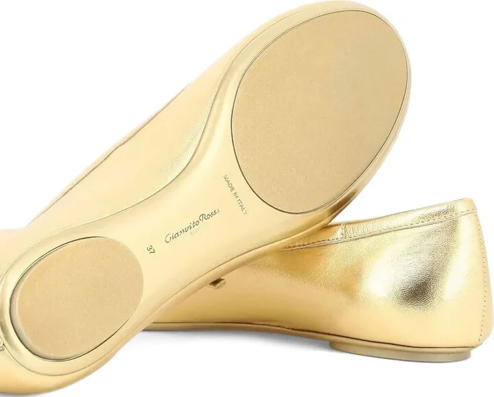 Buckle-Strap Round-Toe Ballet Flats - Image 4