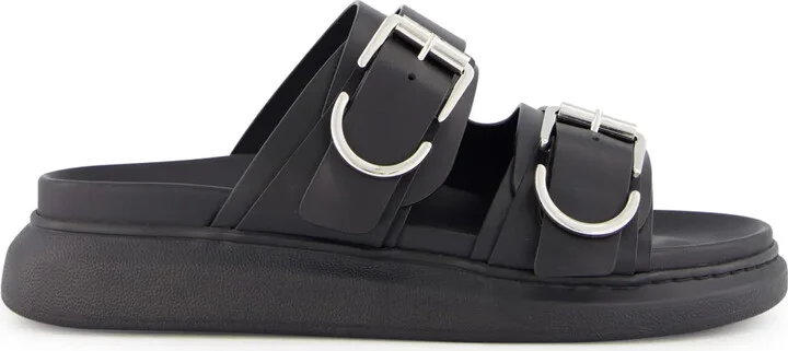 Buckle-Strap Sandals