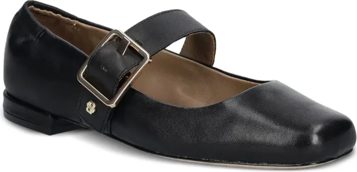 Buckle-Strap Square-Toe Flats - Image 2