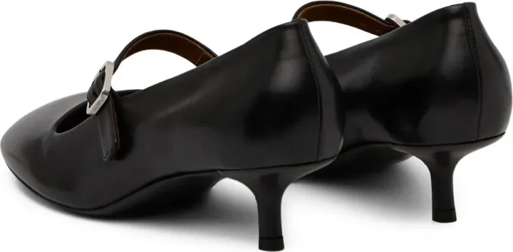 Buckle-Strap Square-Toe Shoes - Image 3