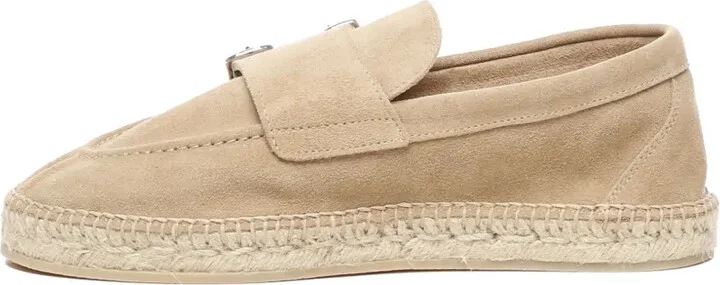 Buckle-Strap Suede Espadrilles - Image 4