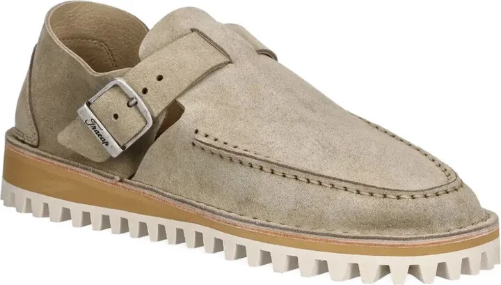 Buckle-Strap Suede Mules - Image 2