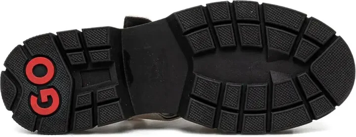 Buckle-Strap Suede Sandals - Image 4