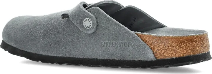 Buckle Suede Mules