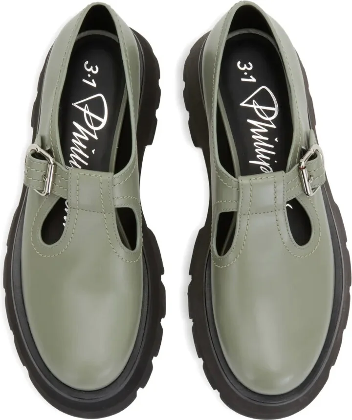 buckle T-bar loafers - Image 4