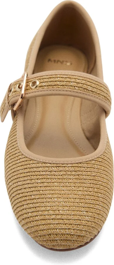 Buckle Woven Mary Jane Flat - Image 3
