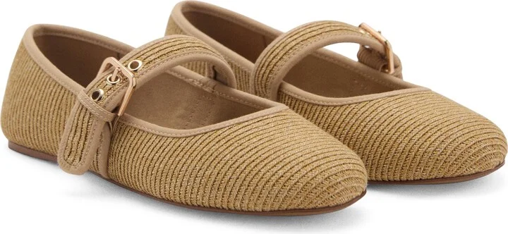 Buckle Woven Mary Jane Flat - Image 5