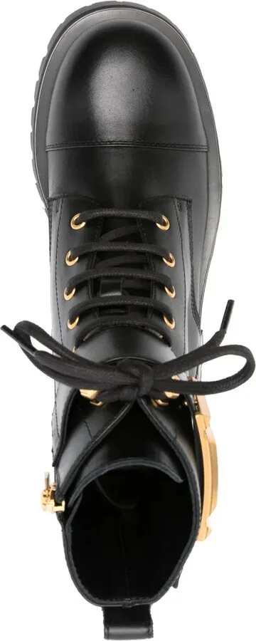 Buckled-Ankle Leather Boots - Image 4