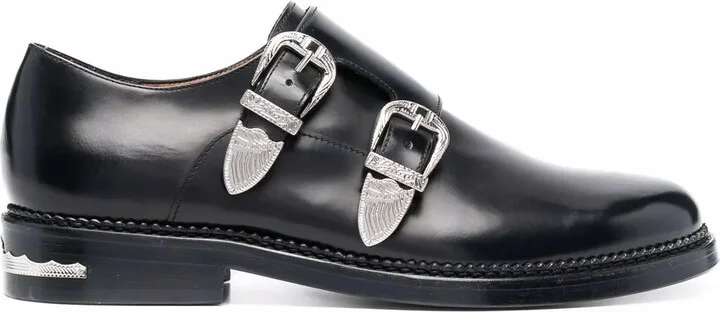 Buckled Bos Taurus Monk Shoes