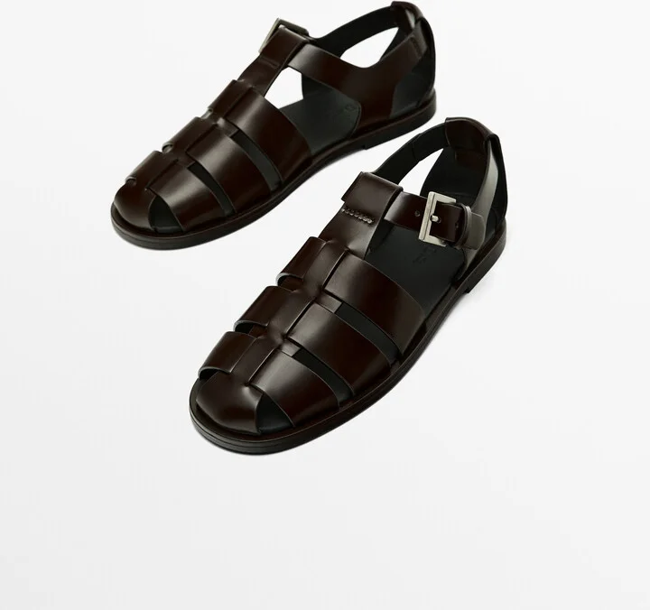 Buckled Cage Sandals - Image 3