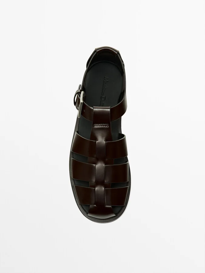 Buckled Cage Sandals - Image 5