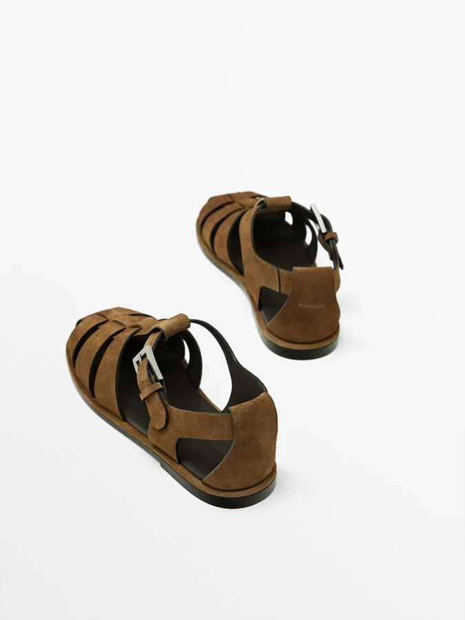 Buckled Cage Sandals - Image 4