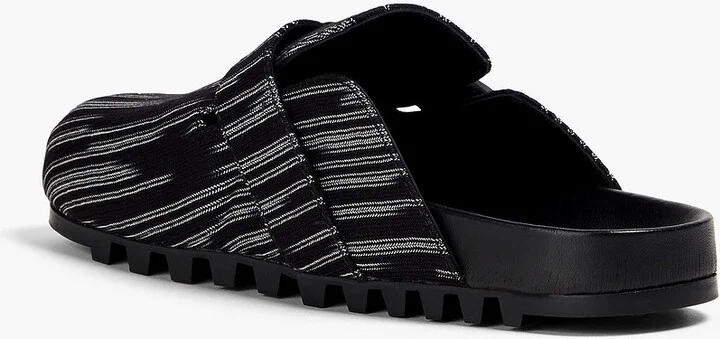 Buckled crochet-knit clogs - Image 3