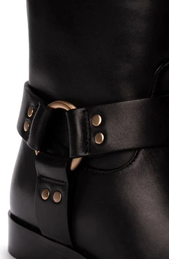 Buckled Equestrian Boots - Image 5