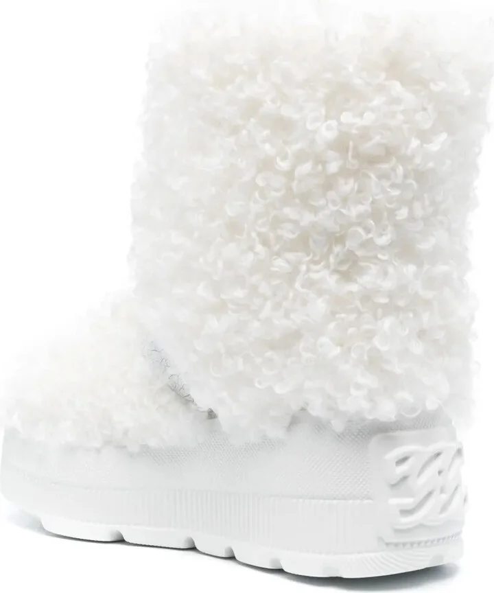 Buckled Faux-Fur Boots - Image 3