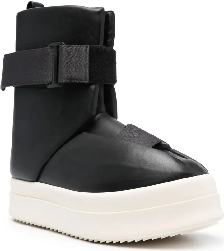 Buckled Leather Ankle Boots - Image 2