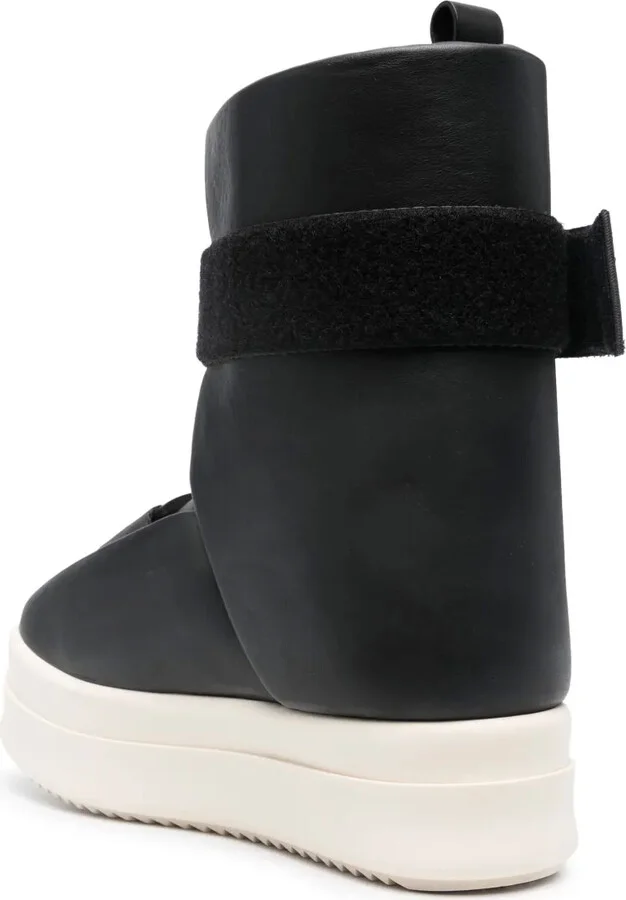 Buckled Leather Ankle Boots - Image 3