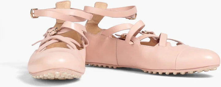 Buckled leather ballet flats - Image 2