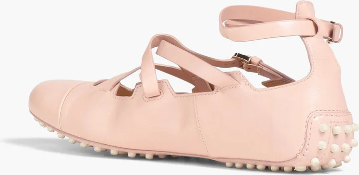 Buckled leather ballet flats - Image 3