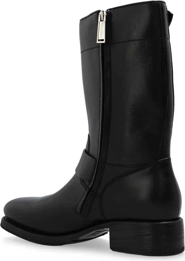 Buckled Leather Boots - Image 3