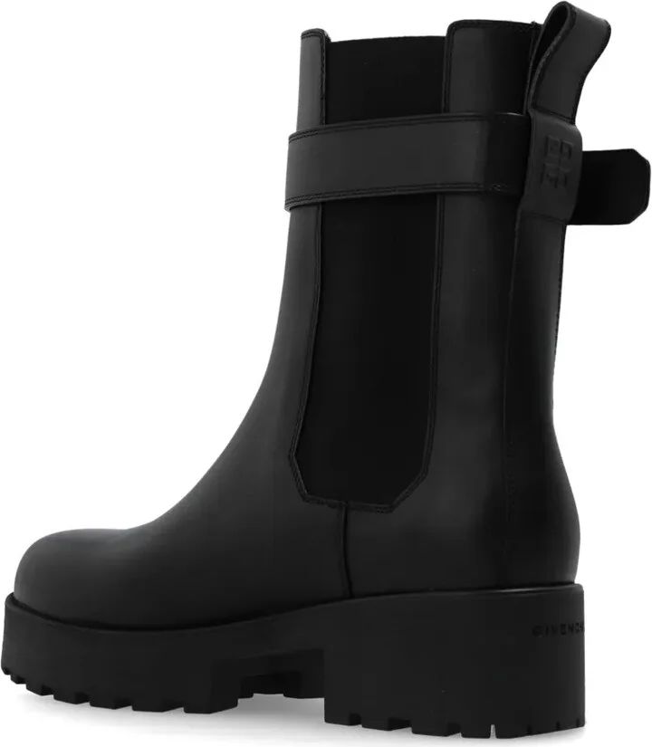 Buckled Leather Boots - Image 5