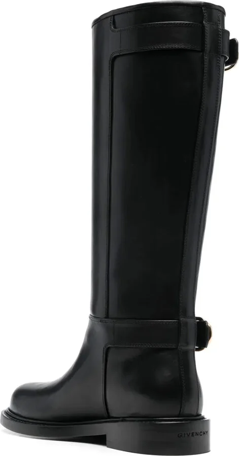 Buckled Leather Boots - Image 3
