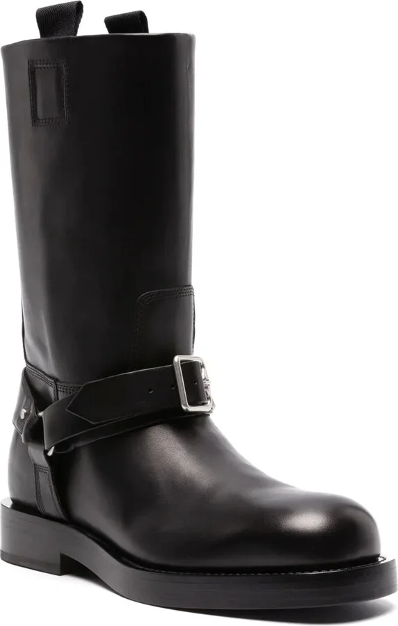 Buckled Leather Boots - Image 2