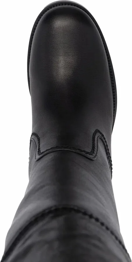 Buckled Leather Boots - Image 4